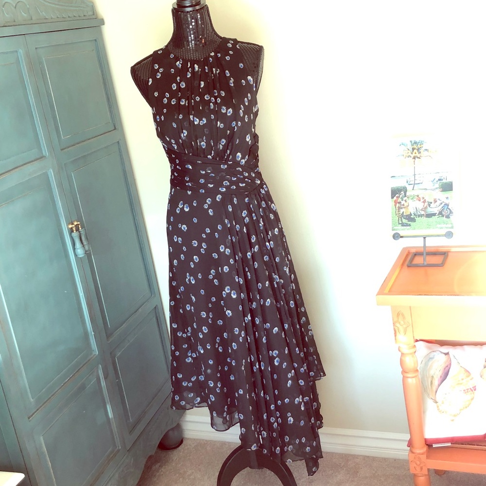 Anthropology Flowered Dress